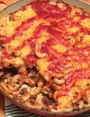 Gluten-Free Goulash in pan.