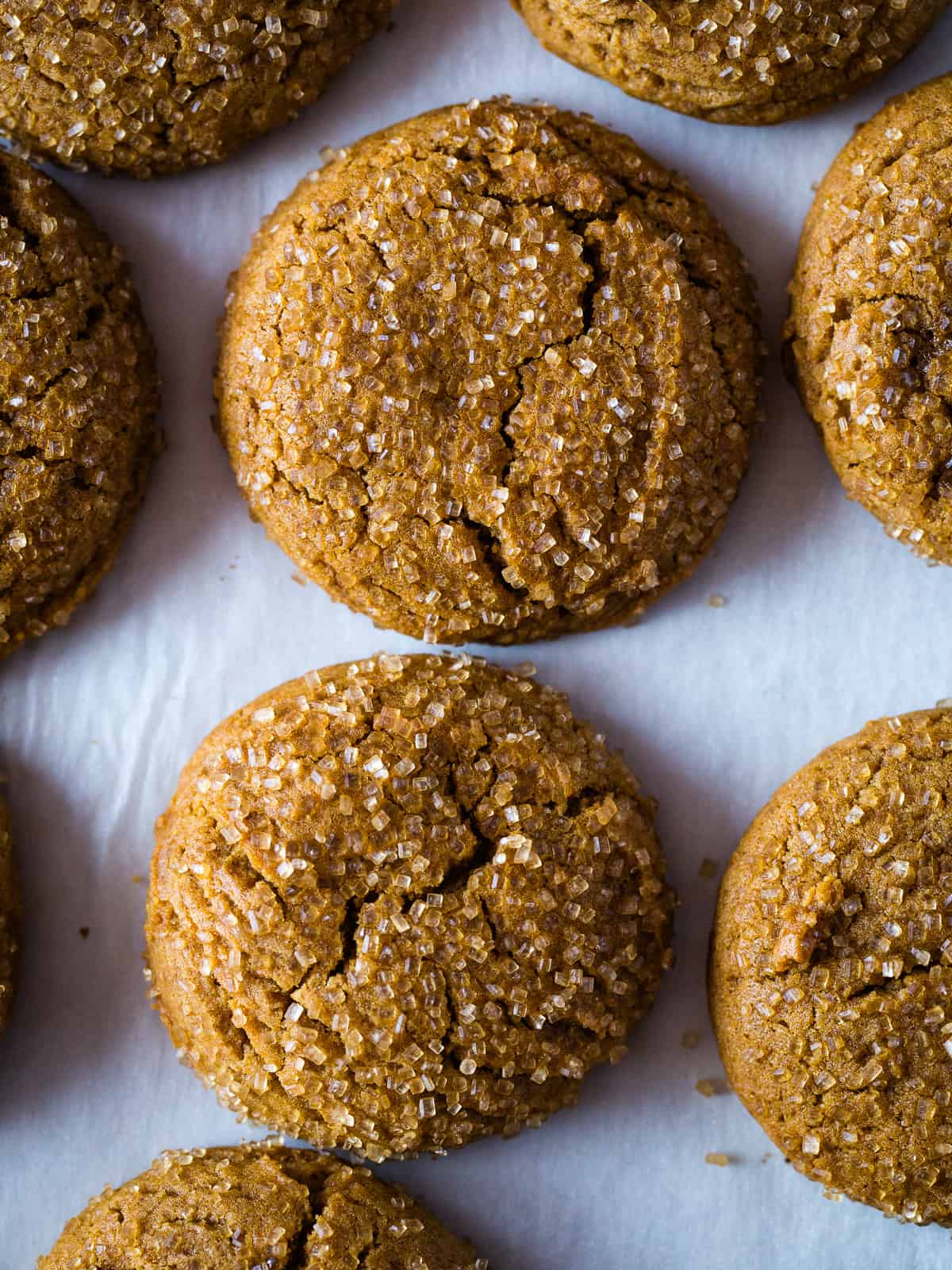 Gluten-free molasses cookies.